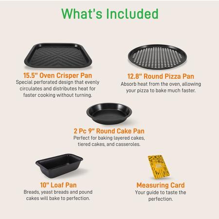 Nutrichef Kitchen Oven Baking Pans, NCBS10S NCBS10S